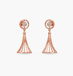 The Tricone Drop Earring